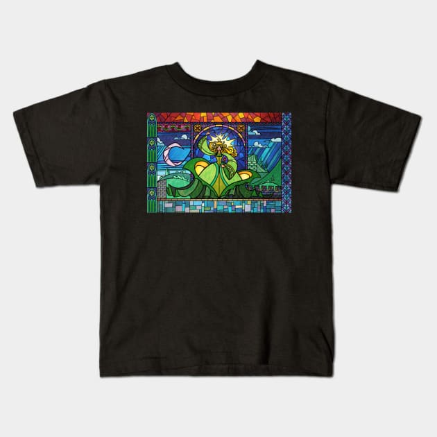 Beautiful Enchantress Kids T-Shirt by Ellador